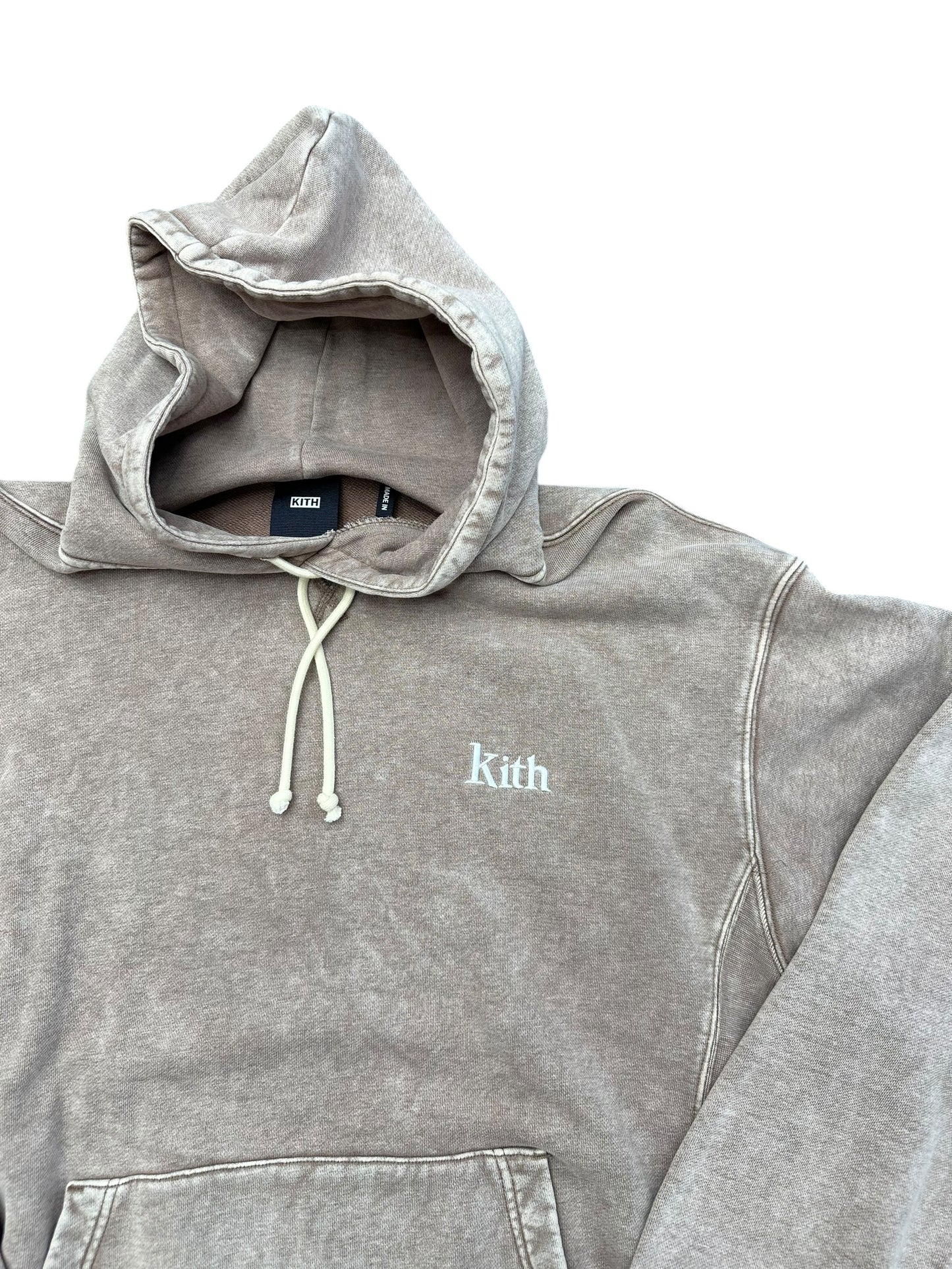 Kith Lavender Coal Drawstring Hoodie Size L