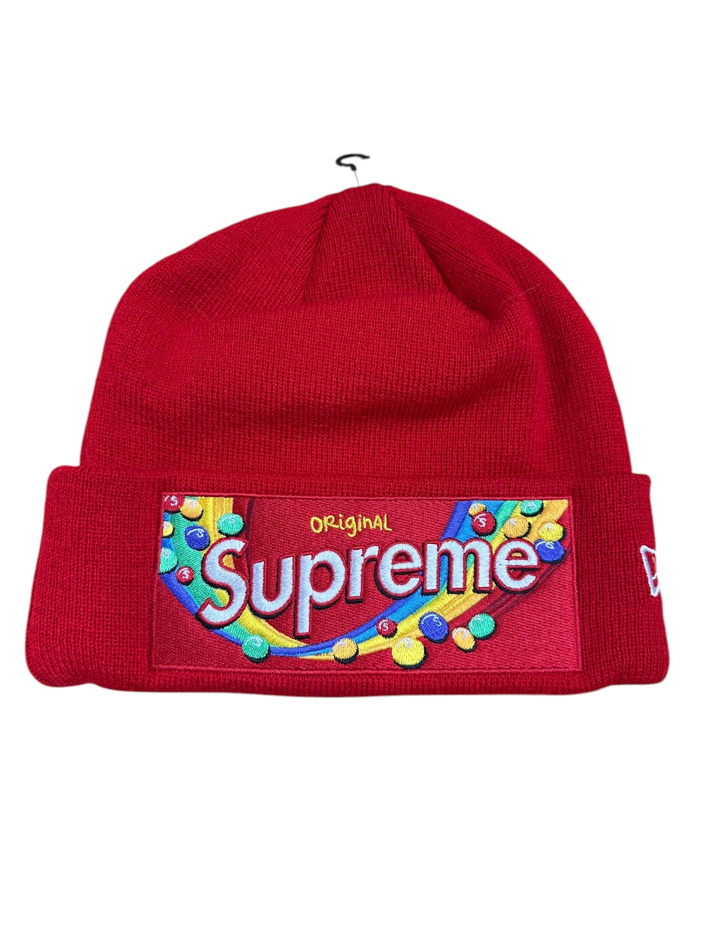 Supreme Skittles Deadstock Red Beanie