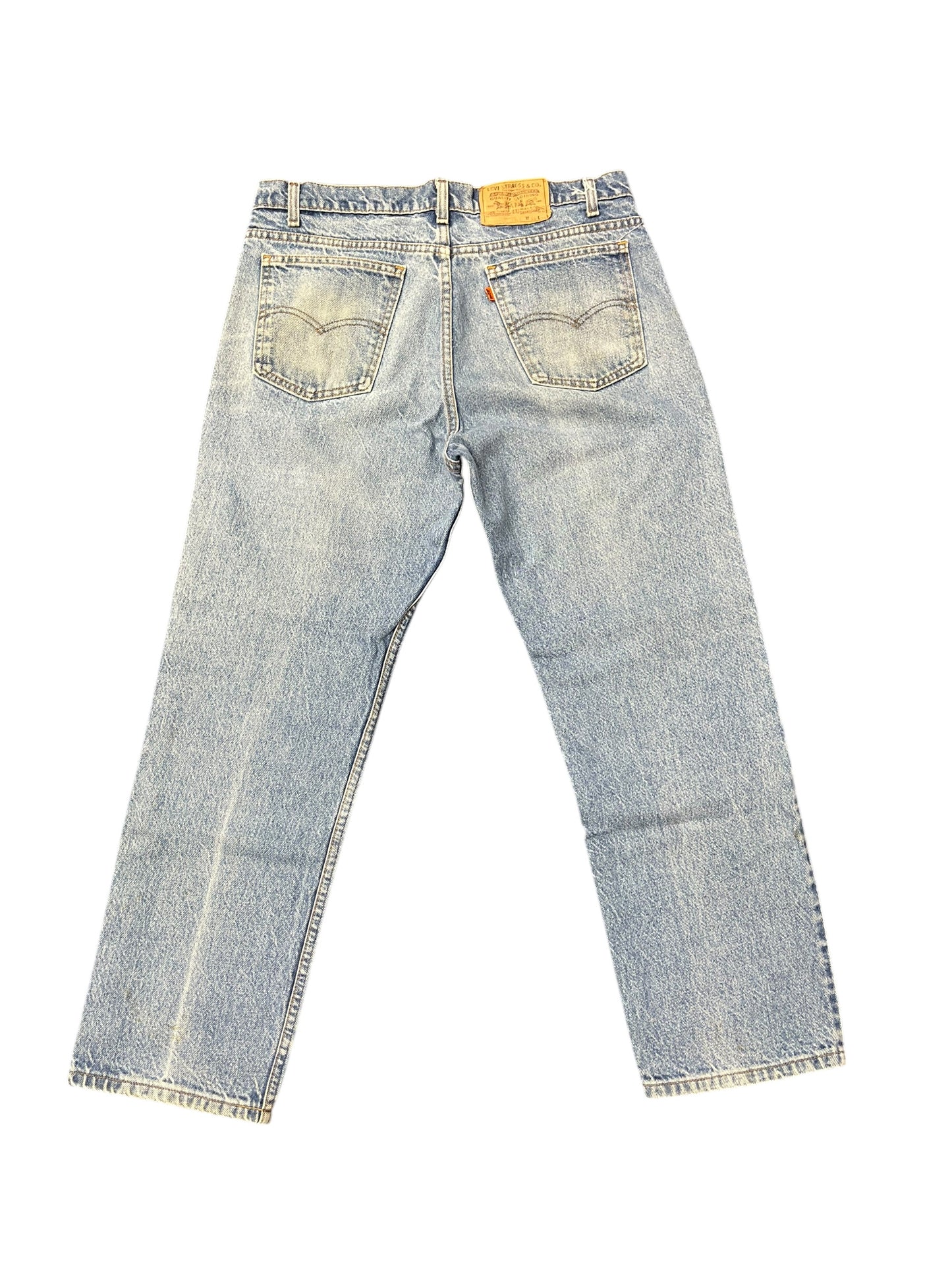 Vintage Levi's Orange Tab Light Blue Denim Pants 36x30