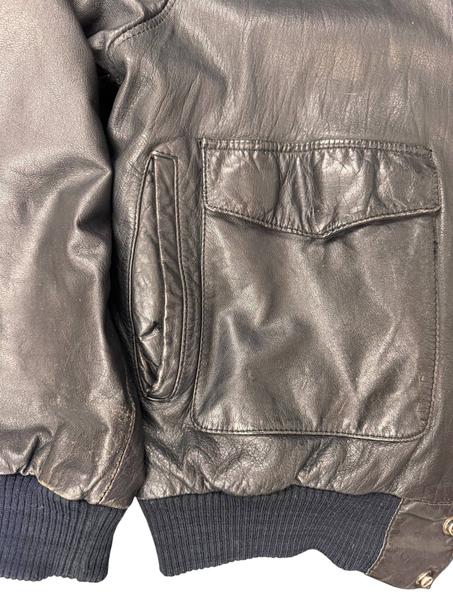 Vintage Hardrock Cafe Leather Jacket Sz XL