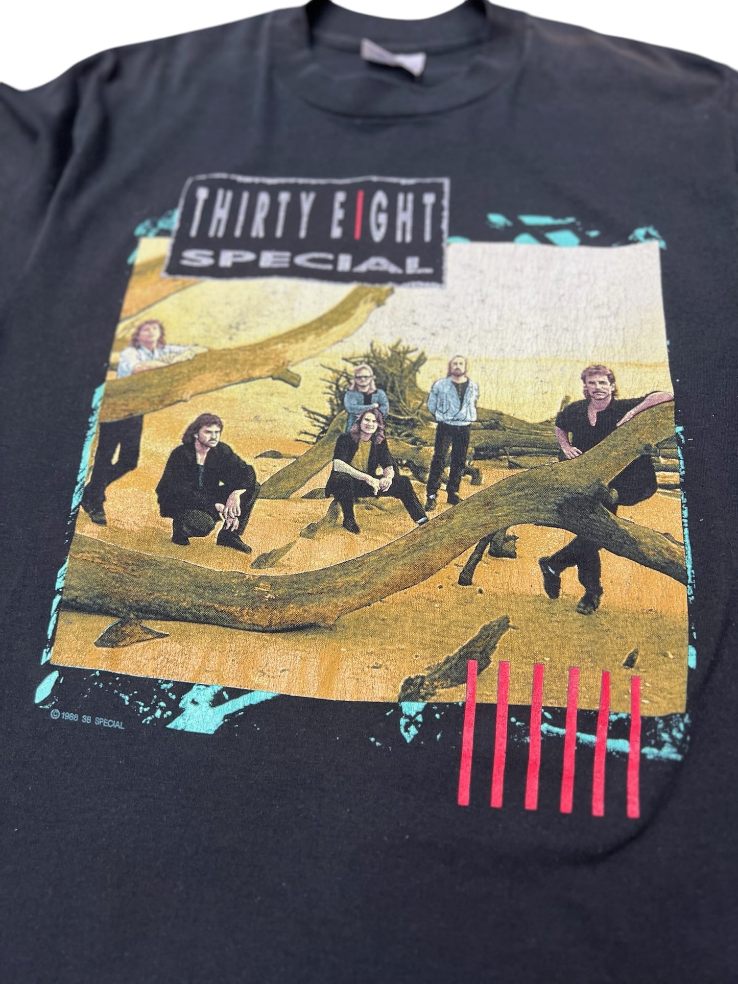 Vintage 38 Special 1988 Tour Band Tee Size Large