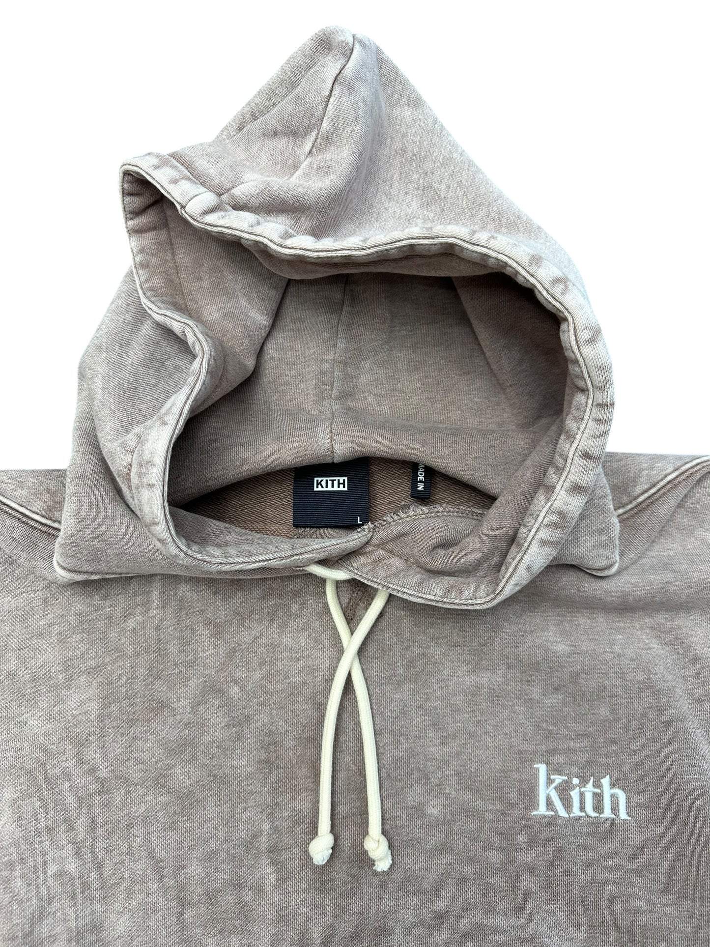 Kith Lavender Coal Drawstring Hoodie Size L
