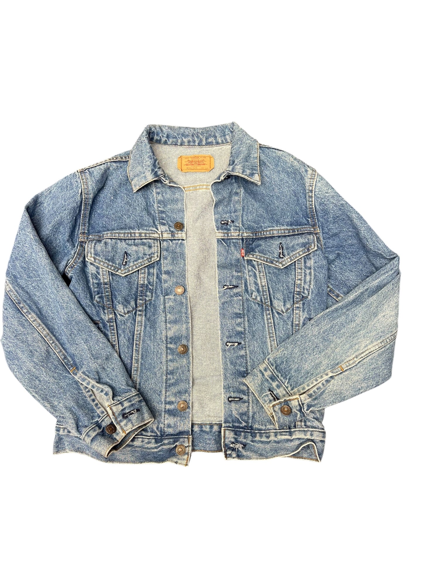 Vintage Levi Strauss Denim Jacket Size 36R Small