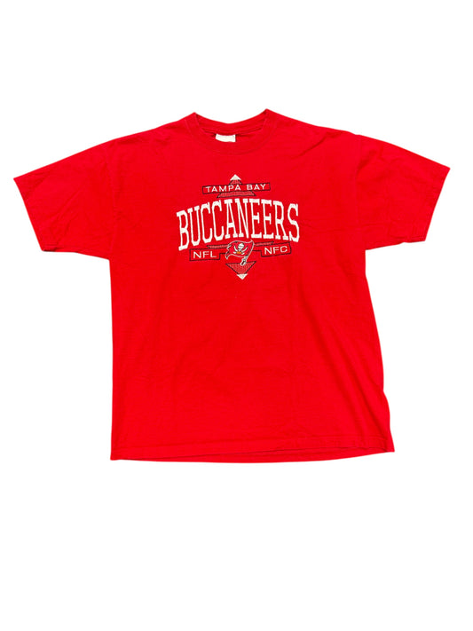 Vintage Buccaneers Embroidered NFL NFC Tee Size M