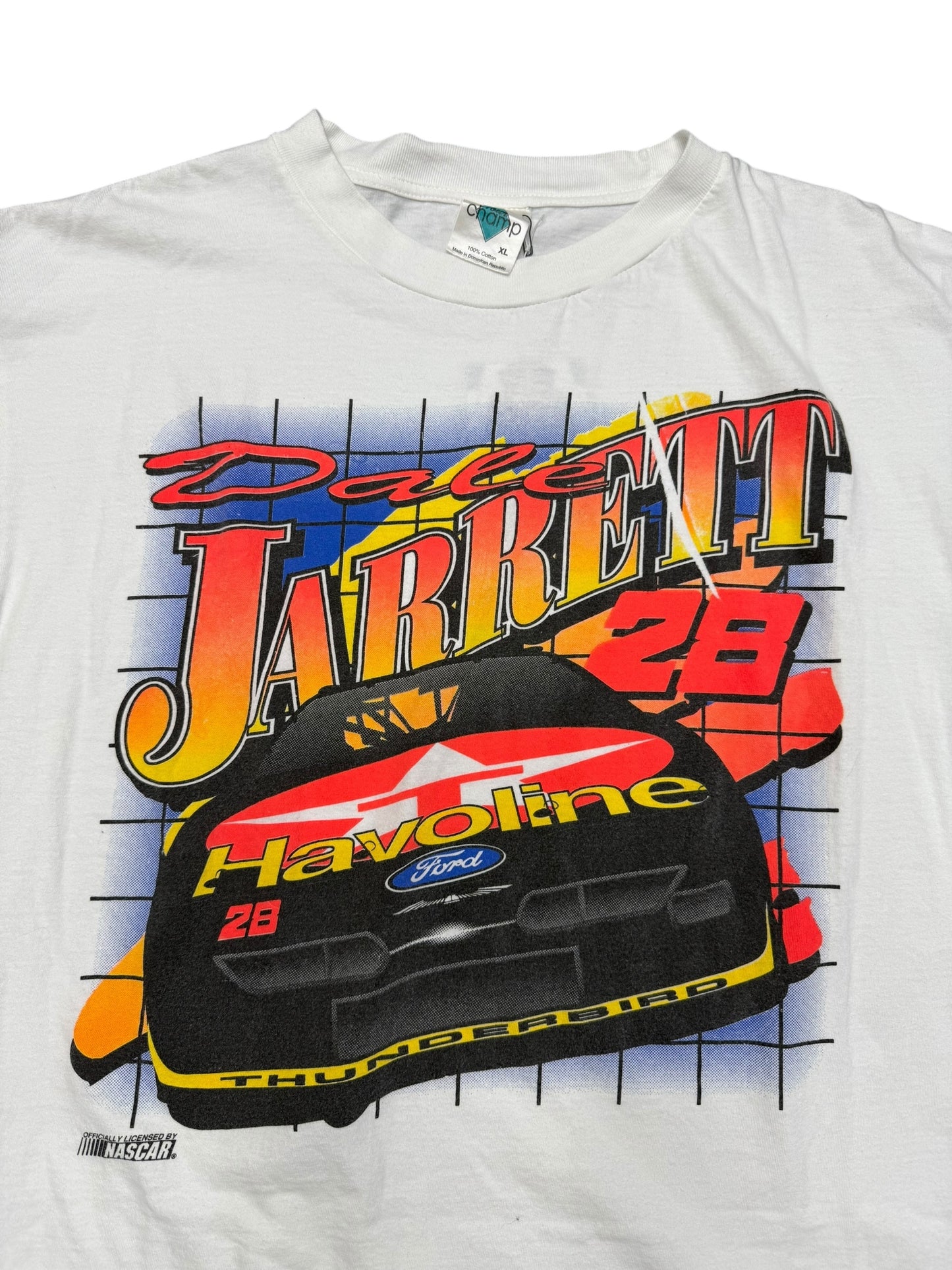Vintage Dale Jarrett #28 Tee Size XL
