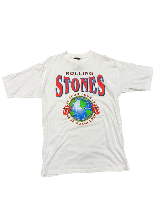 vintage 94'-95' Rolling Stones Voodoo Lounge world tour globe Size XL
