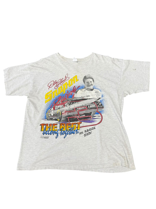 Vintage 1994 Nascar Dale Earnhardt Sr. Rebranded Black Car Graphic Print Tee Size XXL