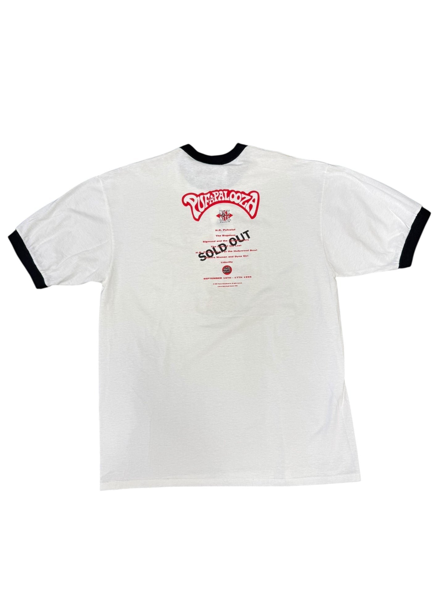 Vintage Pufapalooza Puff & Stuff *RARE Ringer Tee Size XL