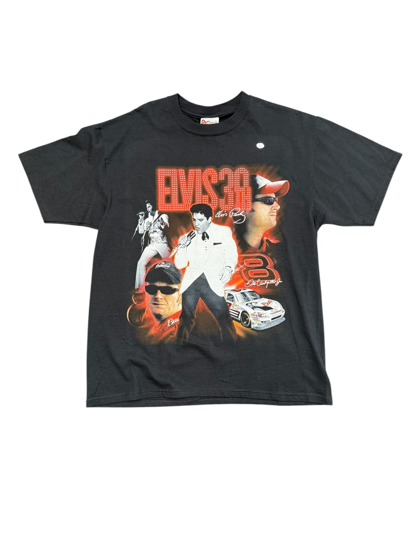 Y2K Deadstock Dale Jr x Elvis Tee Size XL