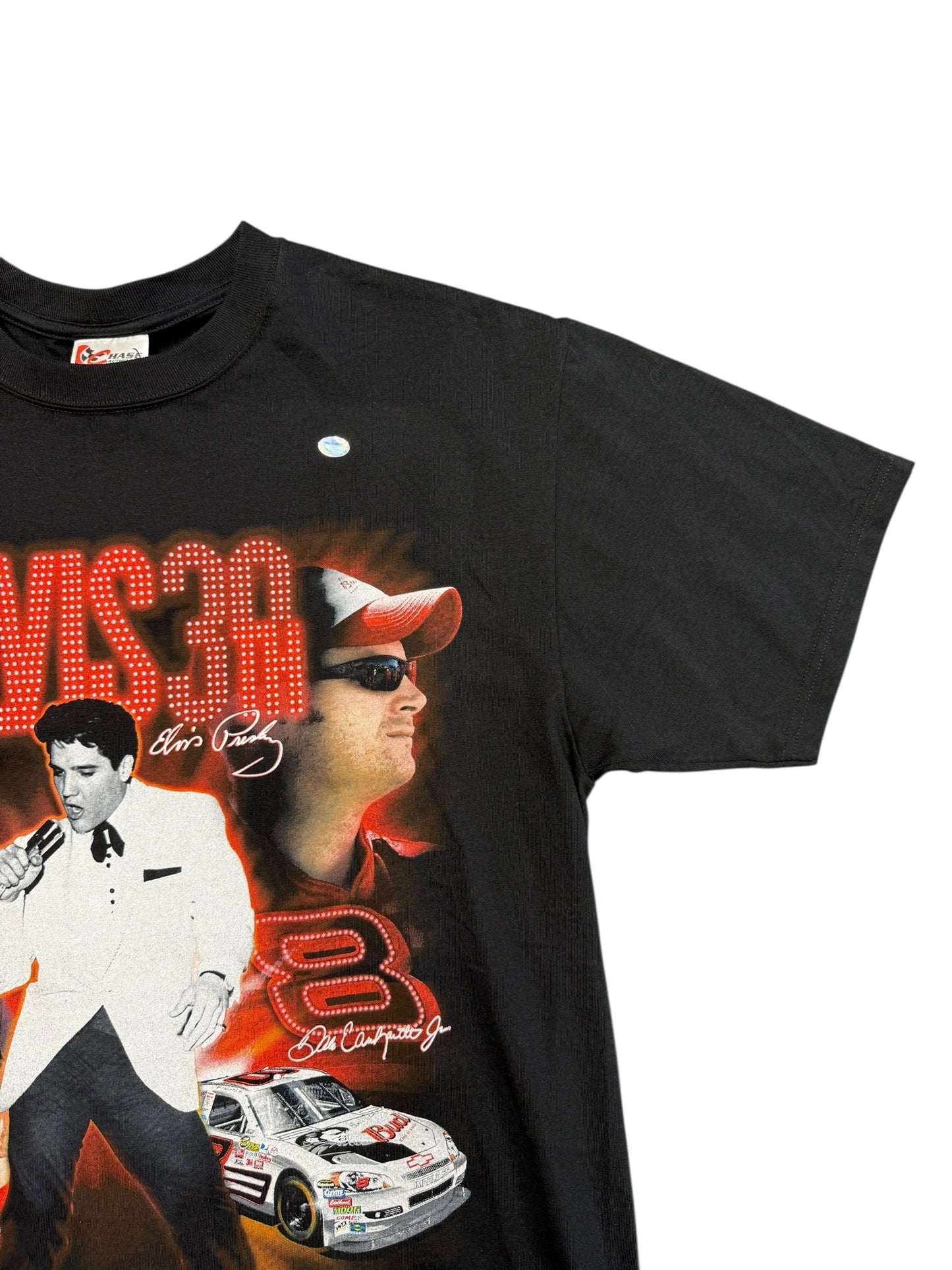 Y2K Deadstock Dale Jr x Elvis Tee Size XL