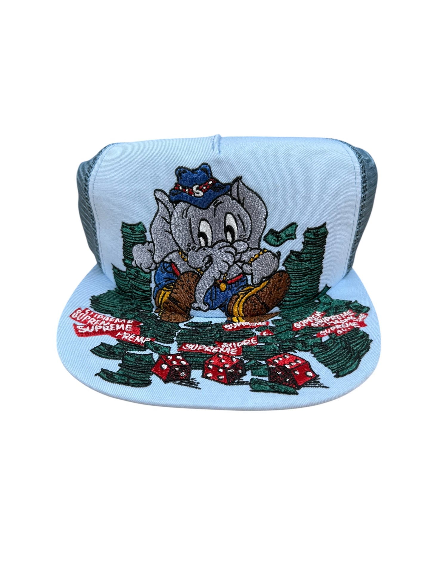 Supreme FW22 Elephant Blue Mesh Hat