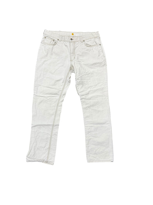 Carhartt White Straight Fit Pants 36x32