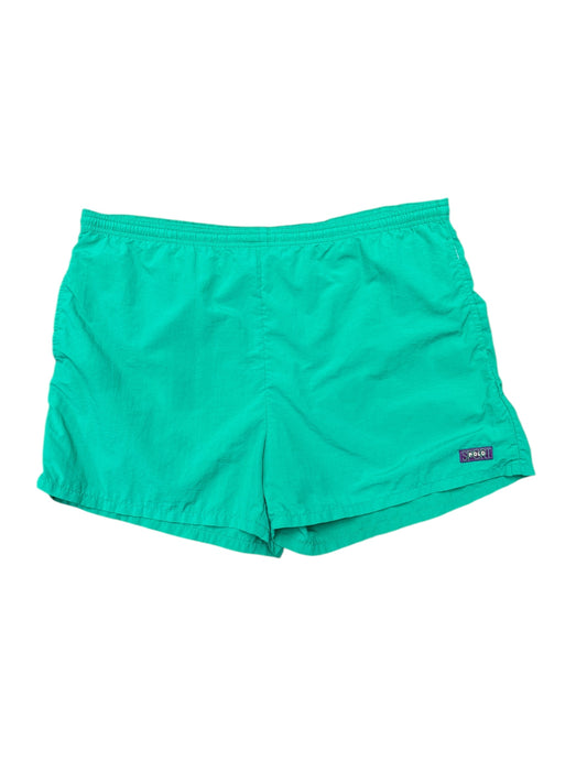 Vintage Polo Sport Ralph Lauren Teal Embroidered Running/Swim Shorts Size M