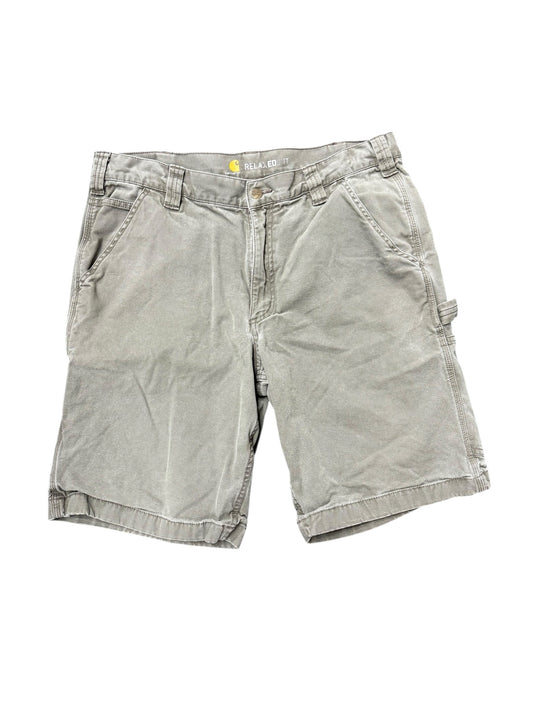Carhartt Dark Olive 103652 217 Relaxed Fit Cargo Shorts Size 36