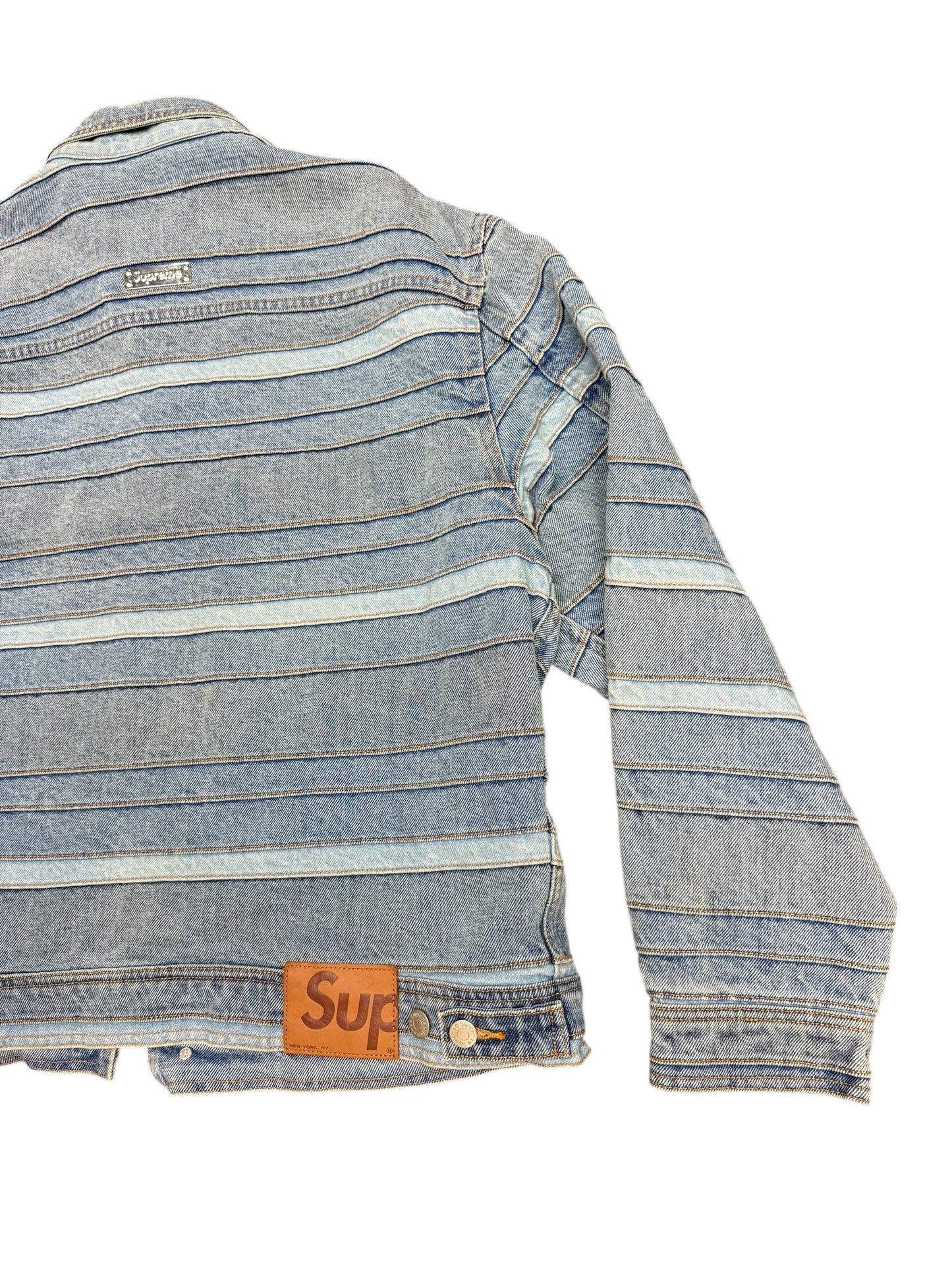 Supreme FW22 Layered Denim Trucker Jacket Size L