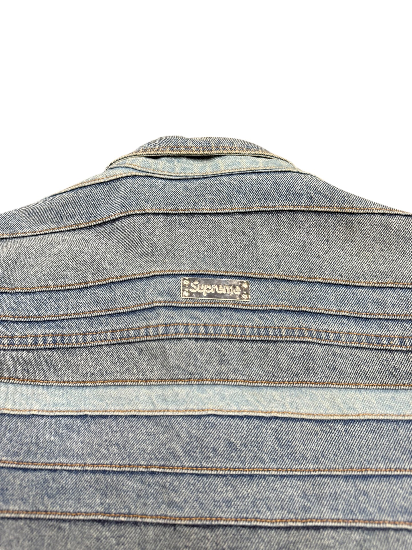 Supreme FW22 Layered Denim Trucker Jacket Size L