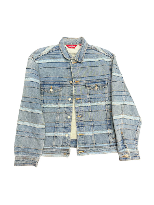 Supreme FW22 Layered Denim Trucker Jacket Size L