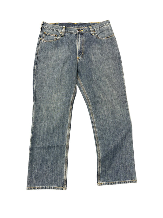 Carhartt Dark Blue Denim Relaxed Fit Pants 36x30