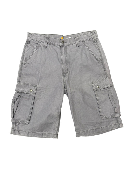 Carhartt 101972 039 Relaxed Fit Grey Cargo Shorts Size 34
