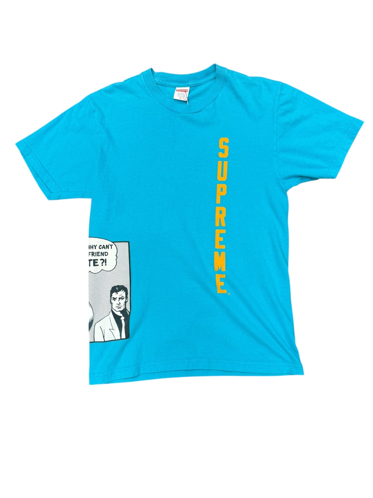 Supreme SS17 Boyfriend Blue Tee Size M