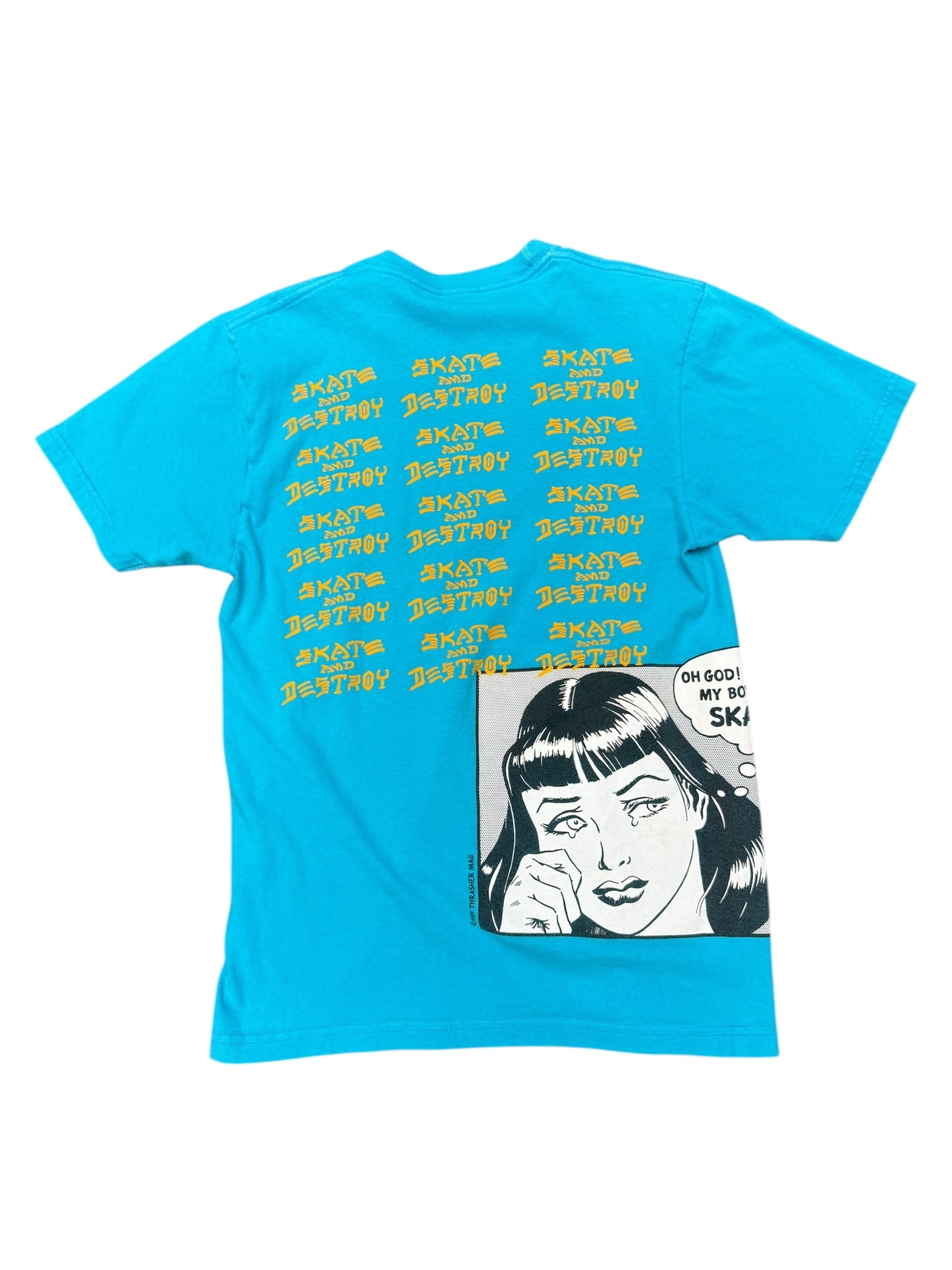 Supreme SS17 Boyfriend Blue Tee Size M