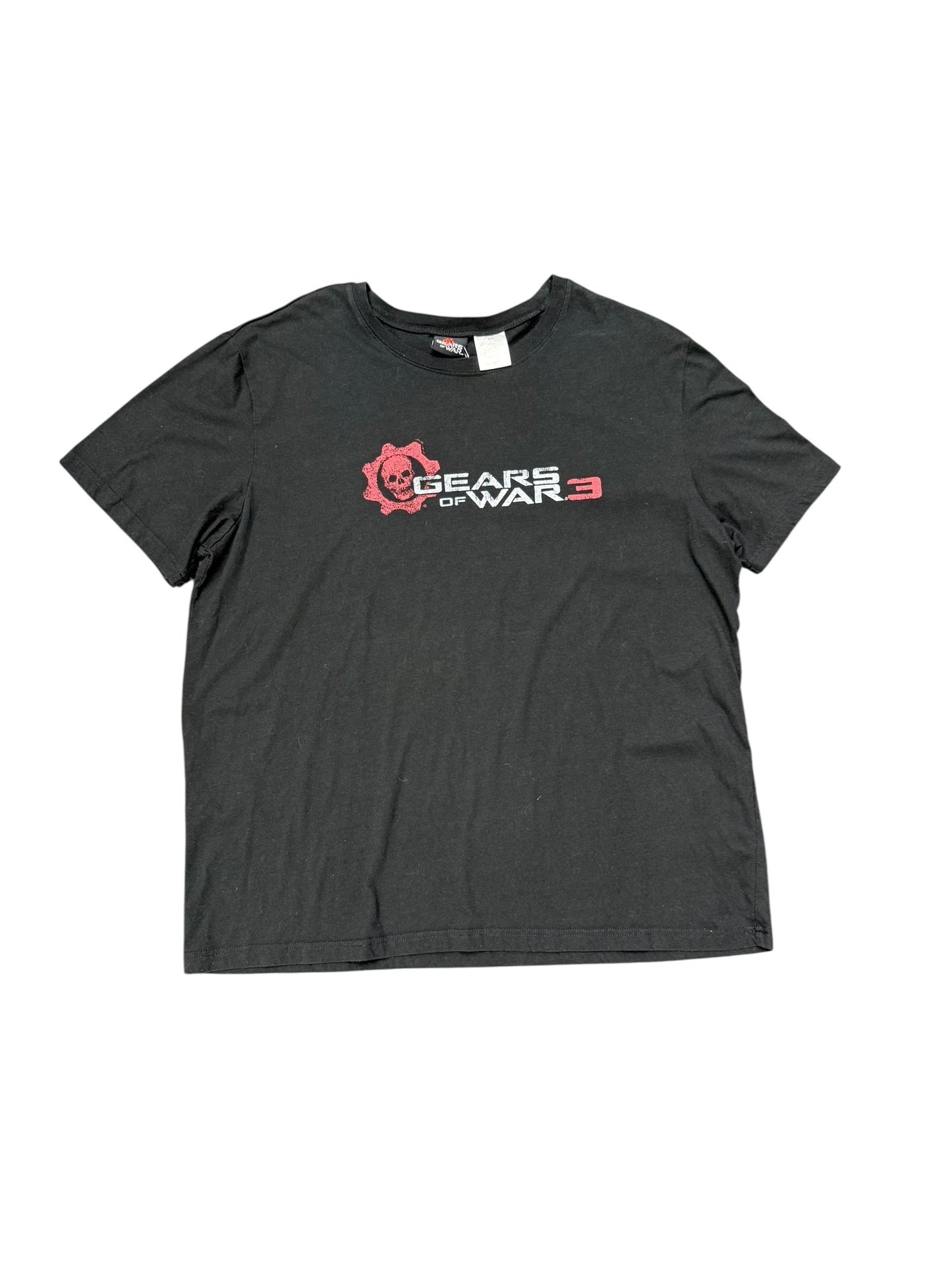 2011 Gears of War 3 Video Game Promo Graphic Print Tee Size XXL