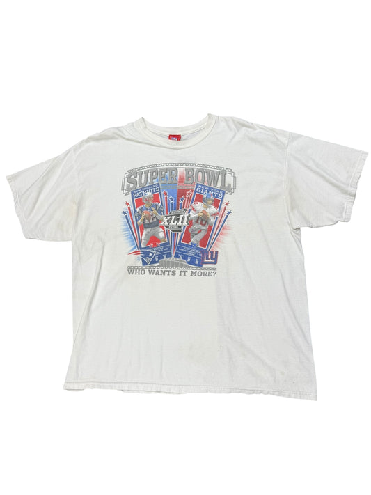 Super Bowl XLII Brady vs Eli Tee Size 2XL