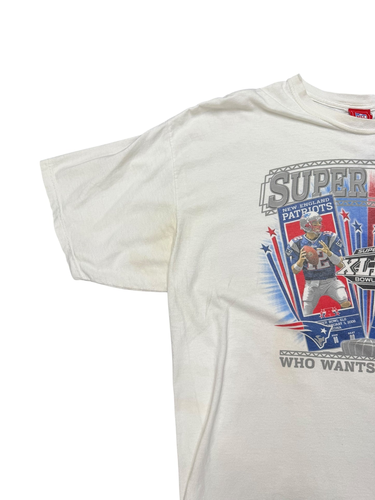 Super Bowl XLII Brady vs Eli Tee Size 2XL