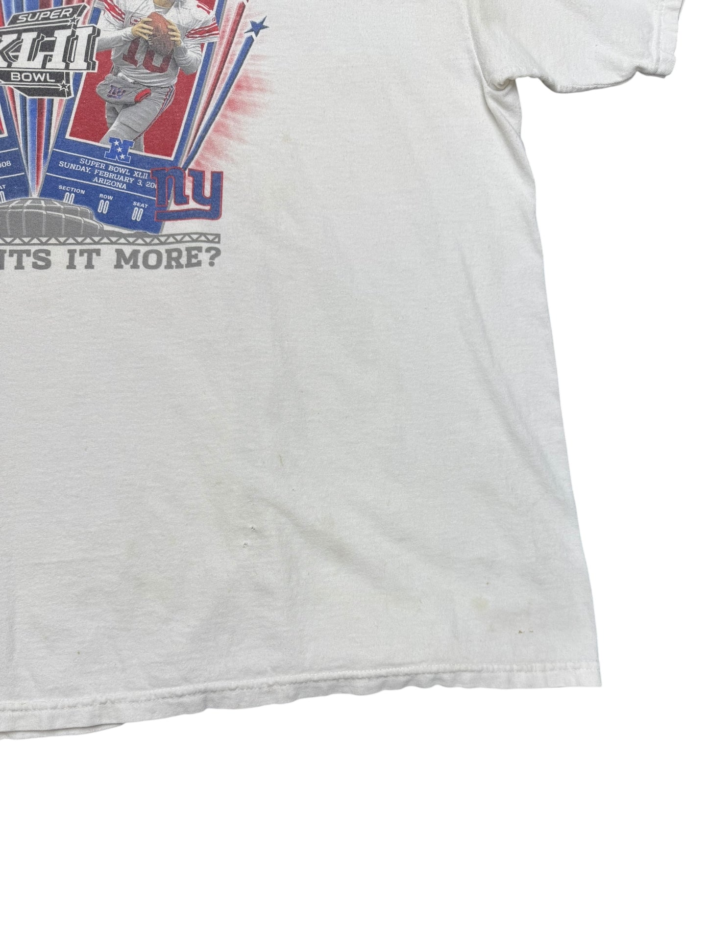 Super Bowl XLII Brady vs Eli Tee Size 2XL