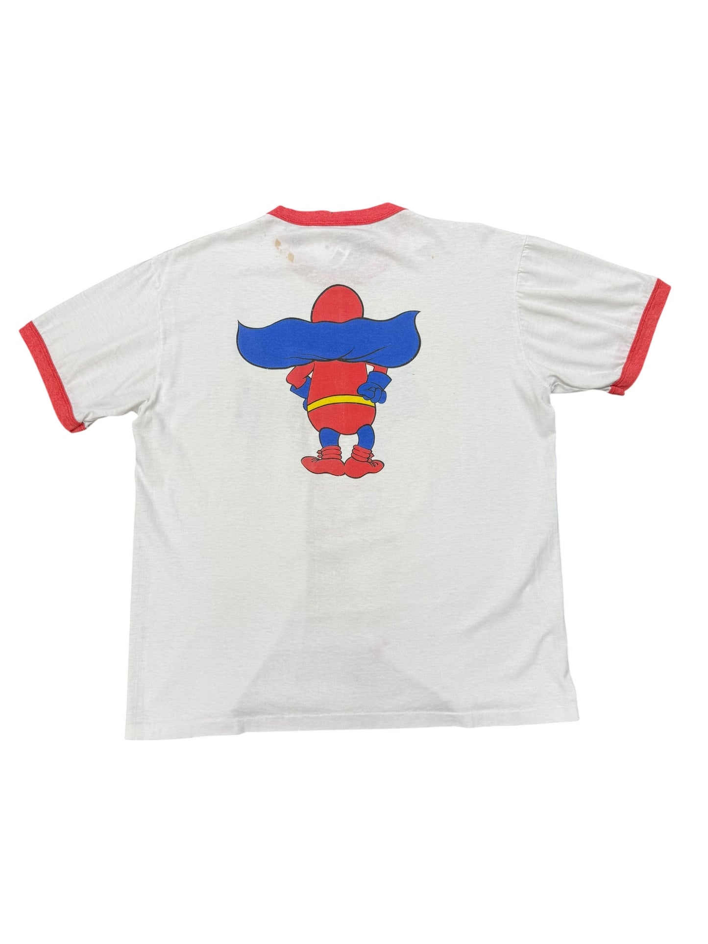 1987 Budweiser 'Bud Man' Ringer Tee Size XL