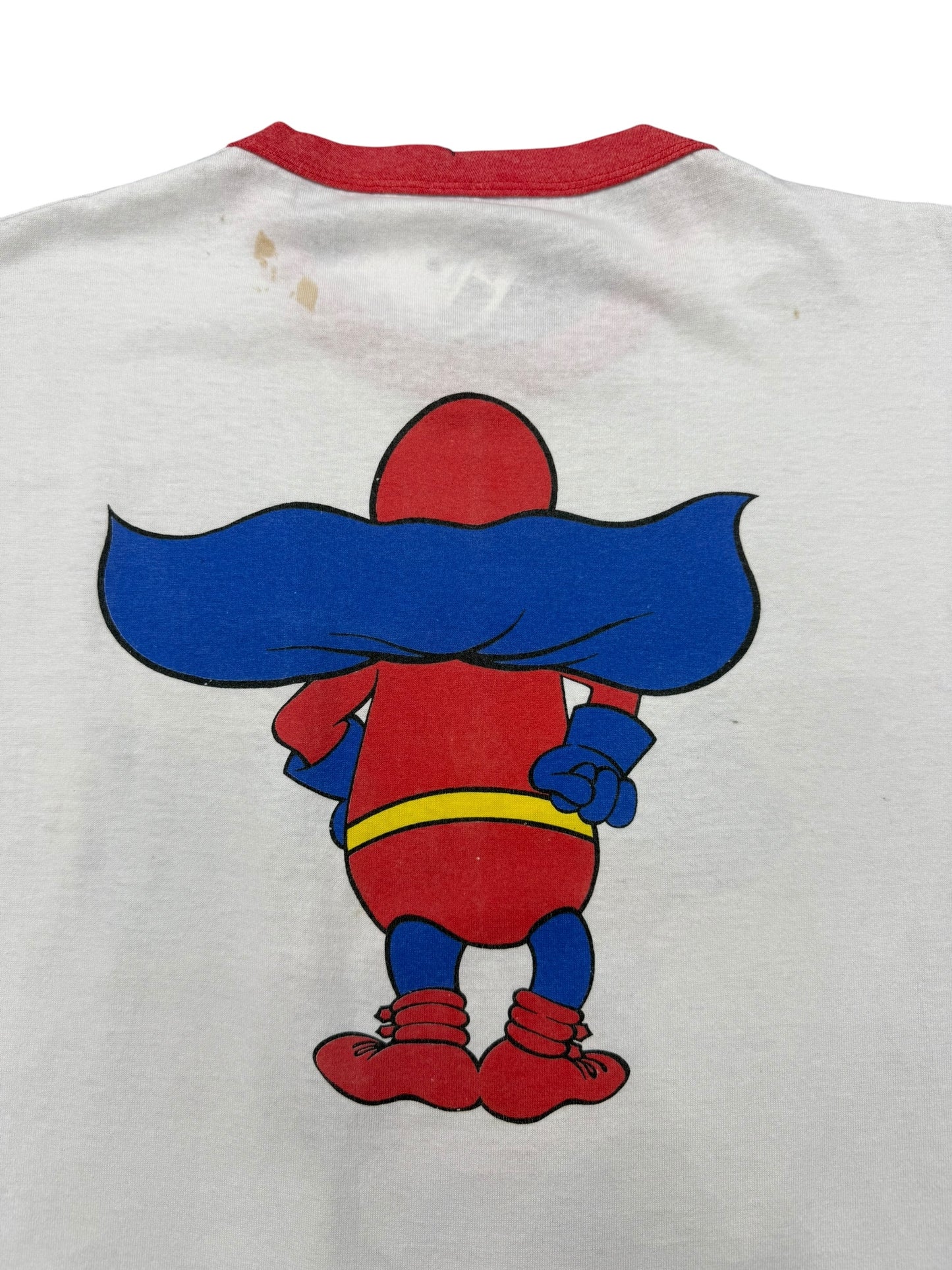 1987 Budweiser 'Bud Man' Ringer Tee Size XL