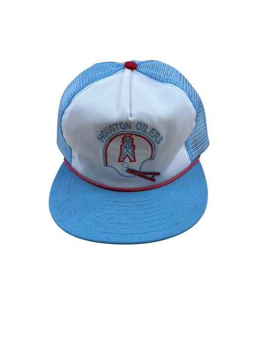 Vintage Houston Oilers Mesh Trucker Hat