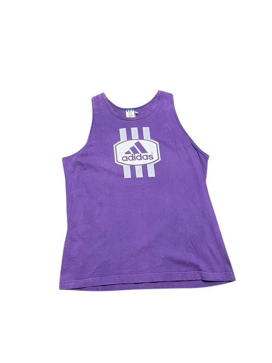 Vintage Adidas Logo Graphic Print Tank top Size L