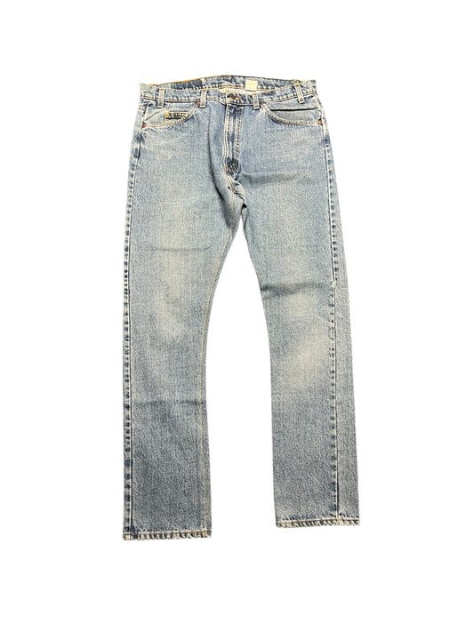 Vintage Levi's 505 Blue Denim Orange Tab Pants 38x32