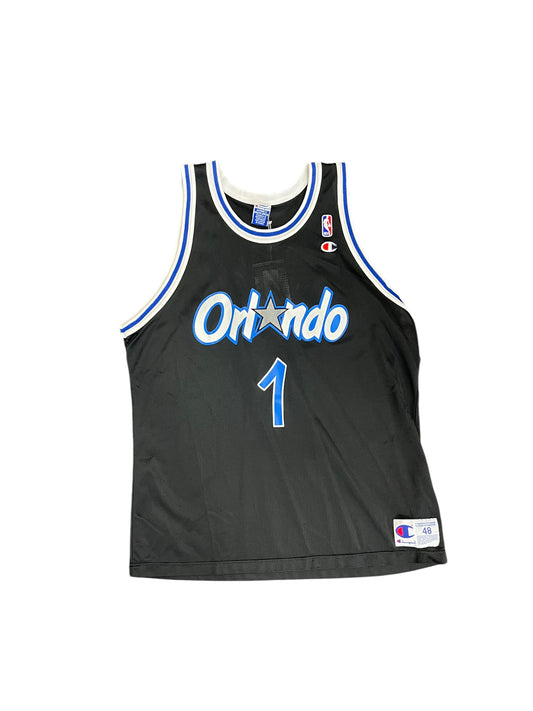 Vintage 90s NBA Orlando Magic Penny Hardaway Champion #1 Jersey Size XL