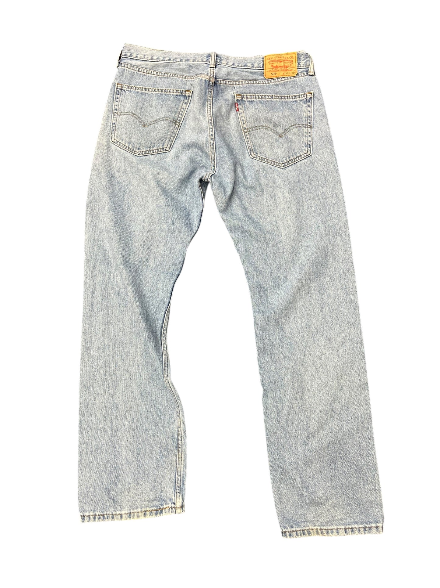 Levi's 505 Red Tab Blue Denim Pants 36x32