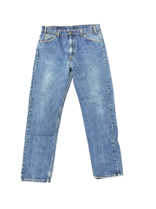 Vintage Levi's Orange Tab Dark Blue Denim Pants 36x32