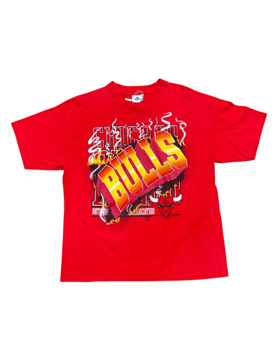 vintage 90s NBA Chicago Bulls hot brand BULLS tee