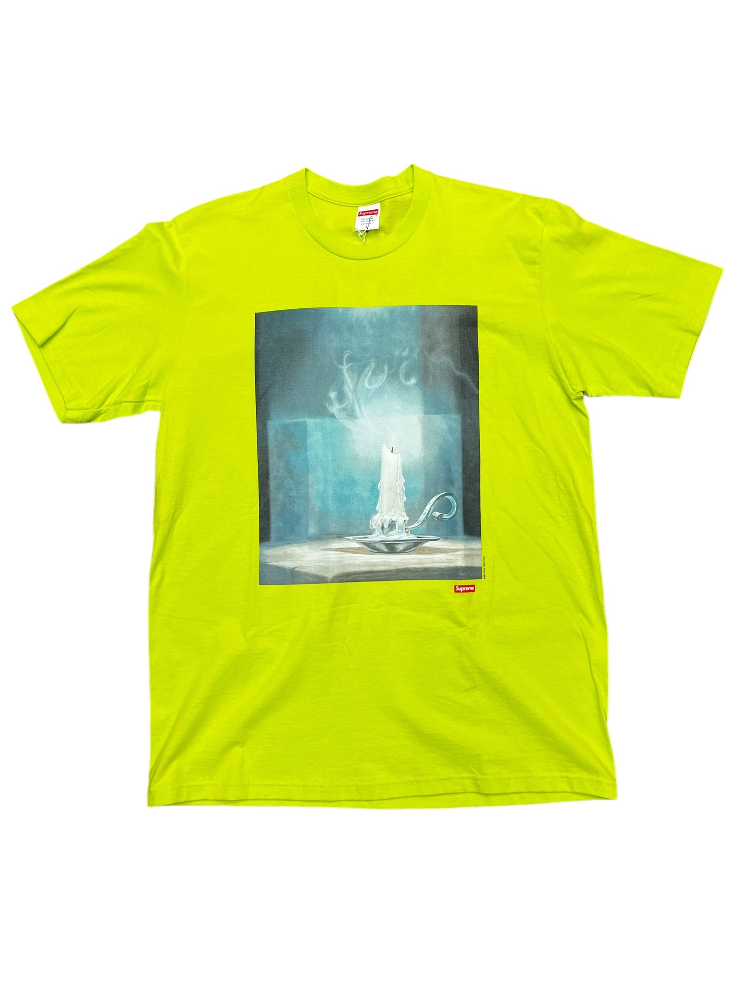 Supreme Fuck Candle Tee Bright Green Brand New Size L
