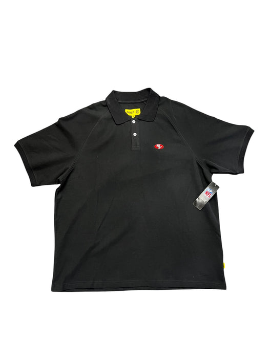 49ERS SHORT SLEEVE POLO by GOLF WANG Size XL