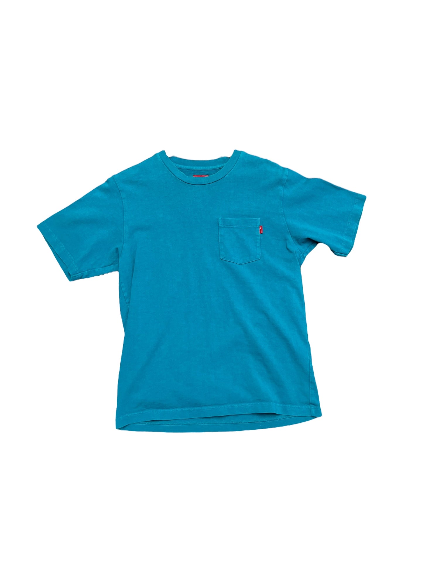 Supreme Blue Pocket Tee Size S