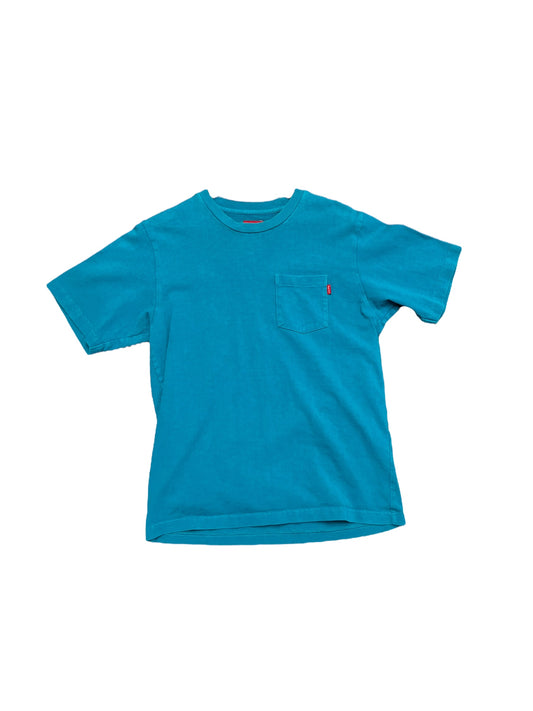 Supreme Blue Pocket Tee Size S