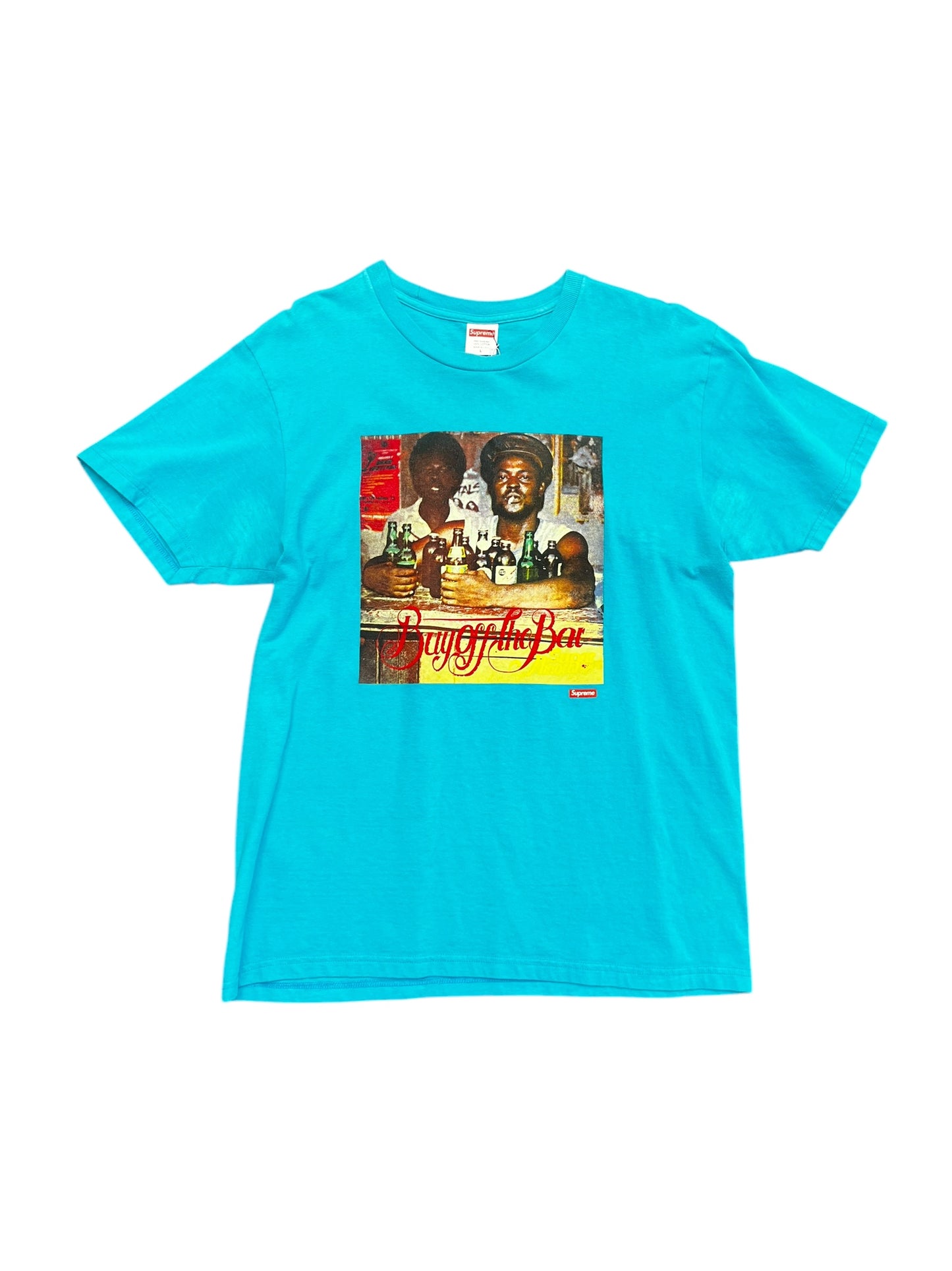 Supreme light blue Sugar Minott 'Buy off the Bar' graphic print tee